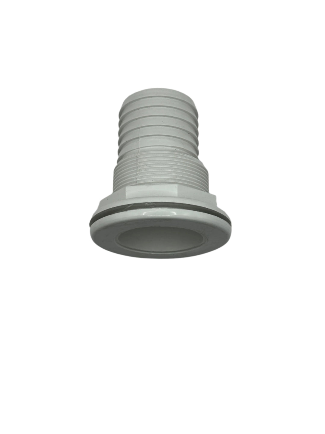 2" White Barbed End Scupper without Flapper