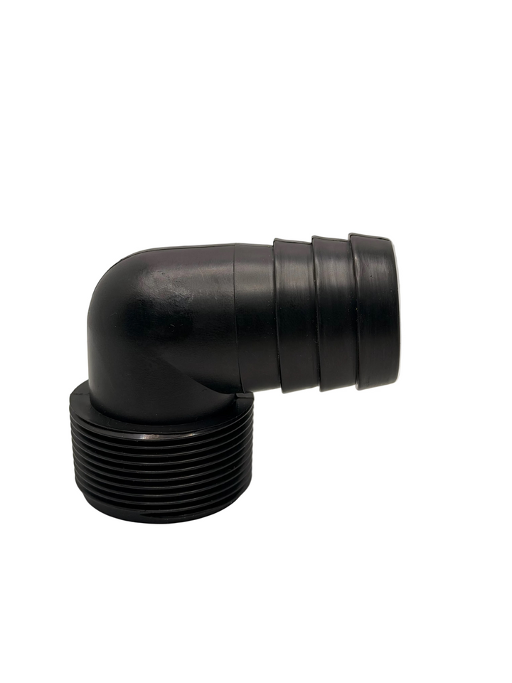 1 1/2" MPT x 1 1/2" HB elbow adapter