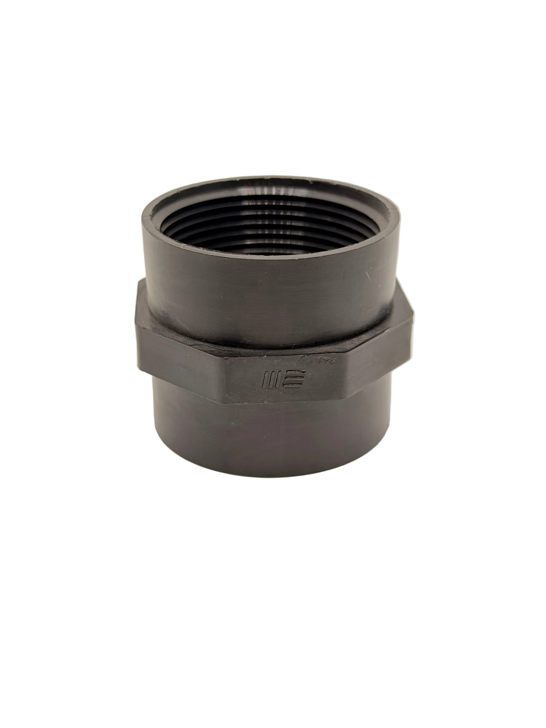 1 1/2" Female pipe thread to 1 1/2" female pipe thread