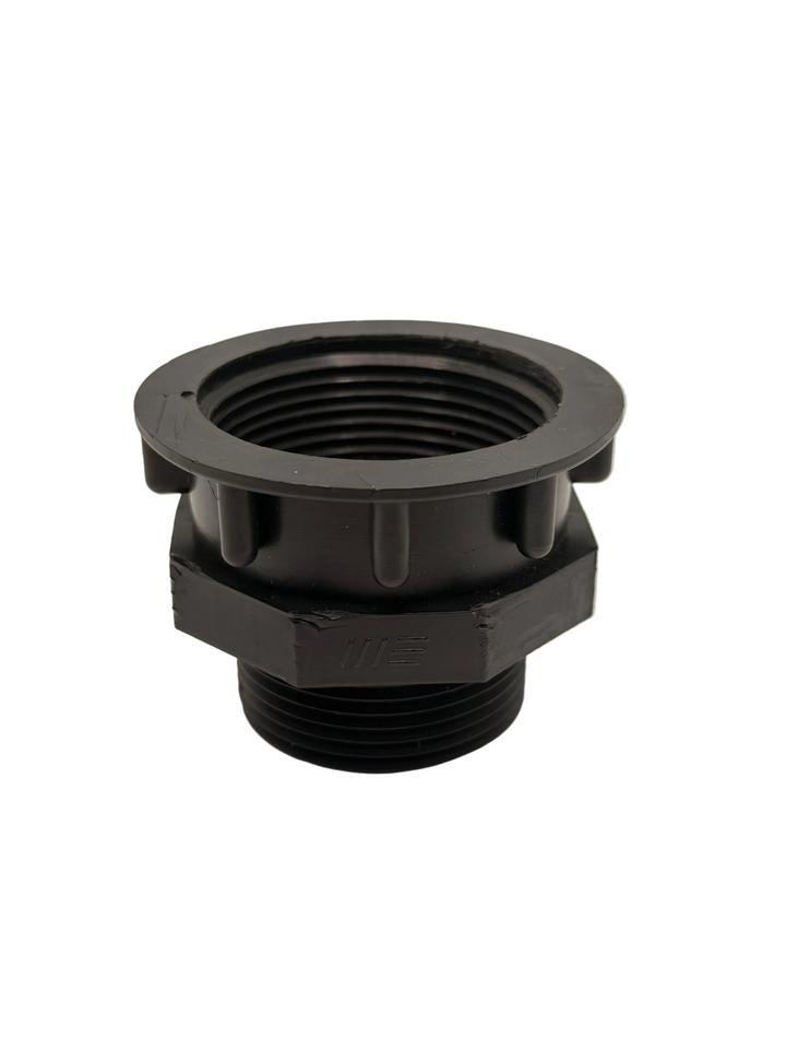 1 1/2" female pipe thread to 1 1/4" male pipe thread adapter