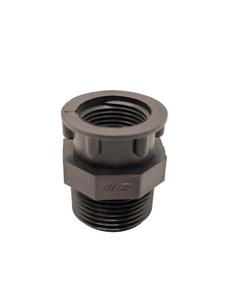 3/4" female pipe thread to 1" male pipe thread adapter
