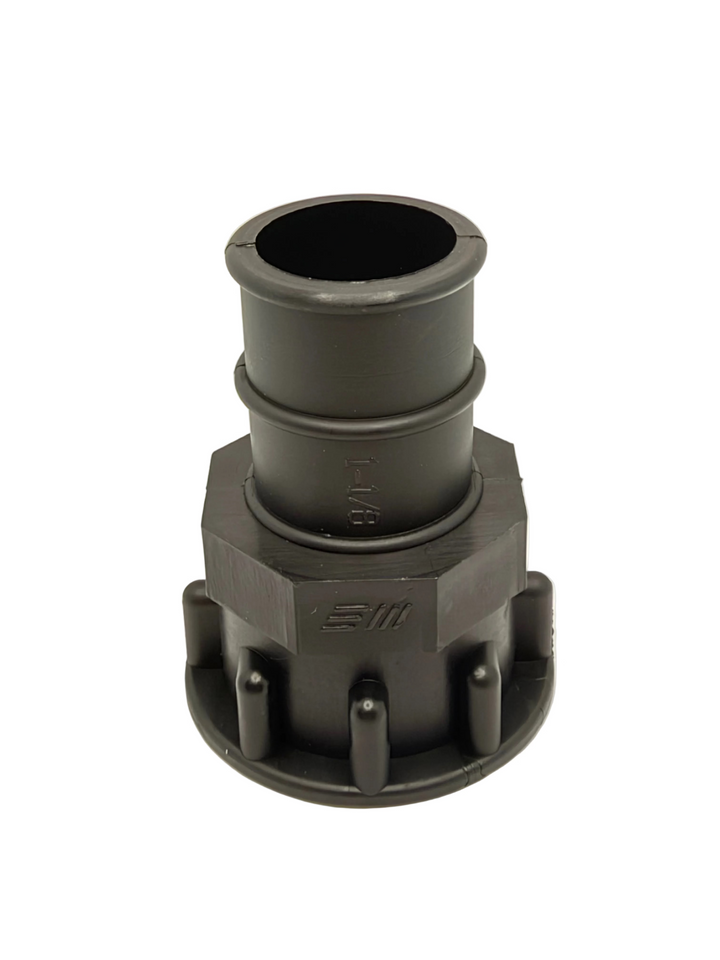 1" FPT x 1 1/8" HB straight adapter