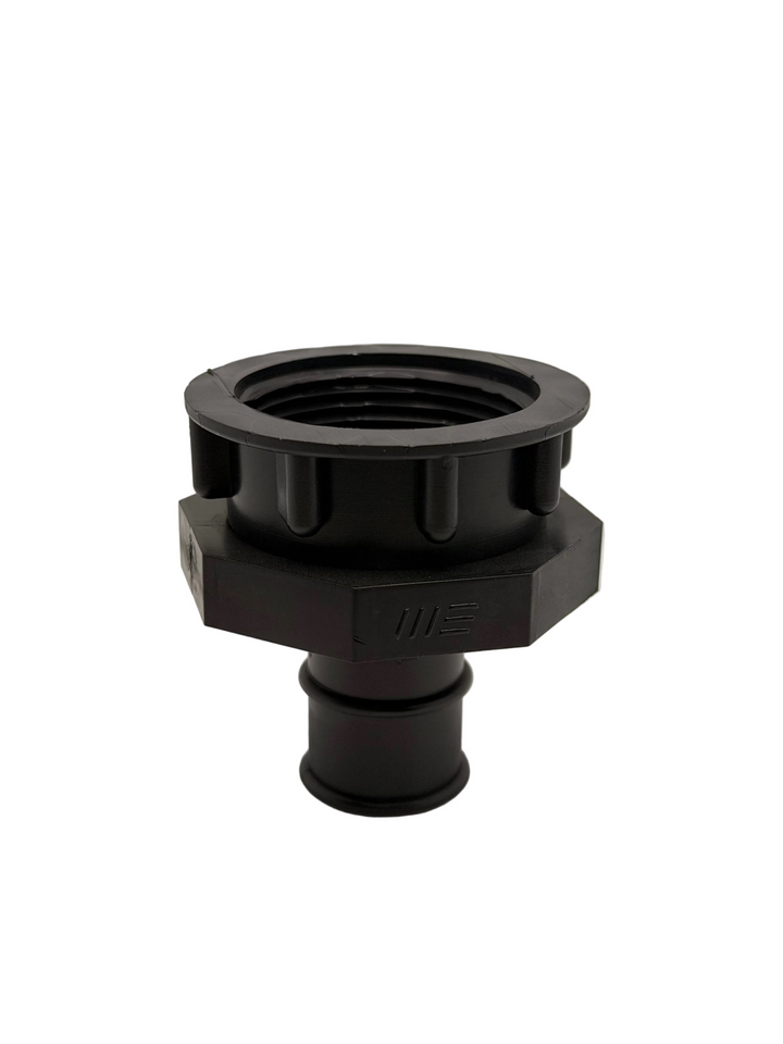 1 1/4" FPT x 1" HB straight adapter