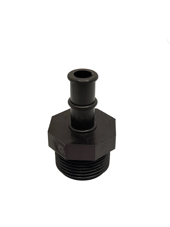 1" male pipe thread x 5/8" hose barb adapter