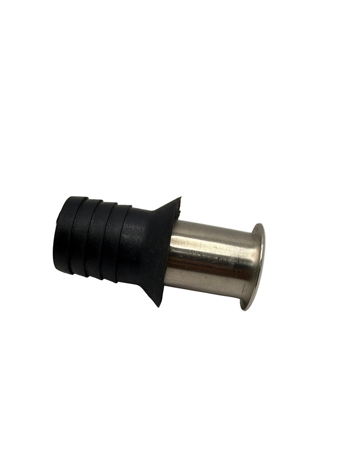 1" Mini Thru Hull with Rubber Receptor