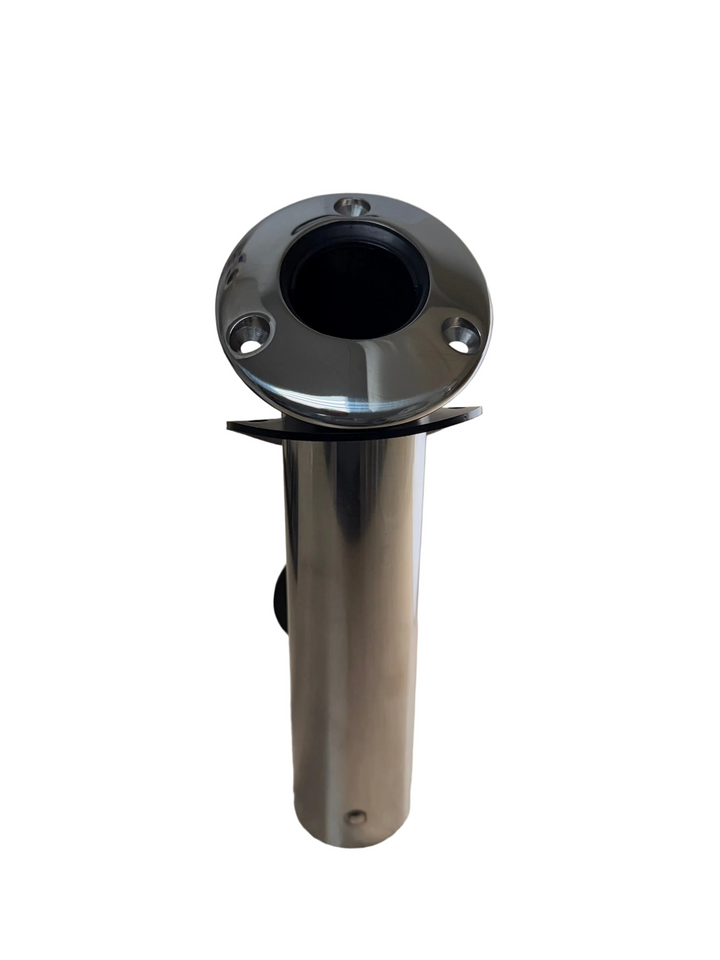 Stainless Rod Holder - 30 degree angled with cap