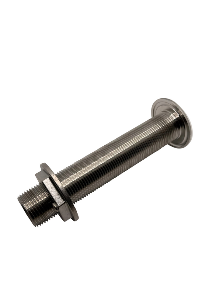 Stainless Steel Long 3/4" Threaded Thru Hull