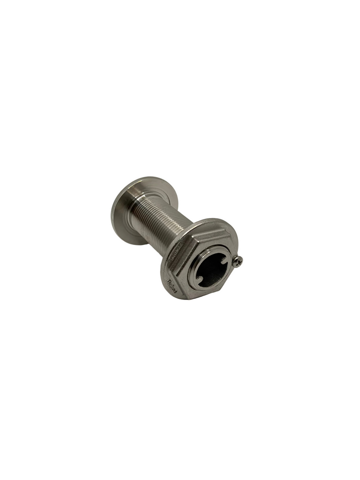 Stainless Steel Short 3/4" Threaded Thru Hull
