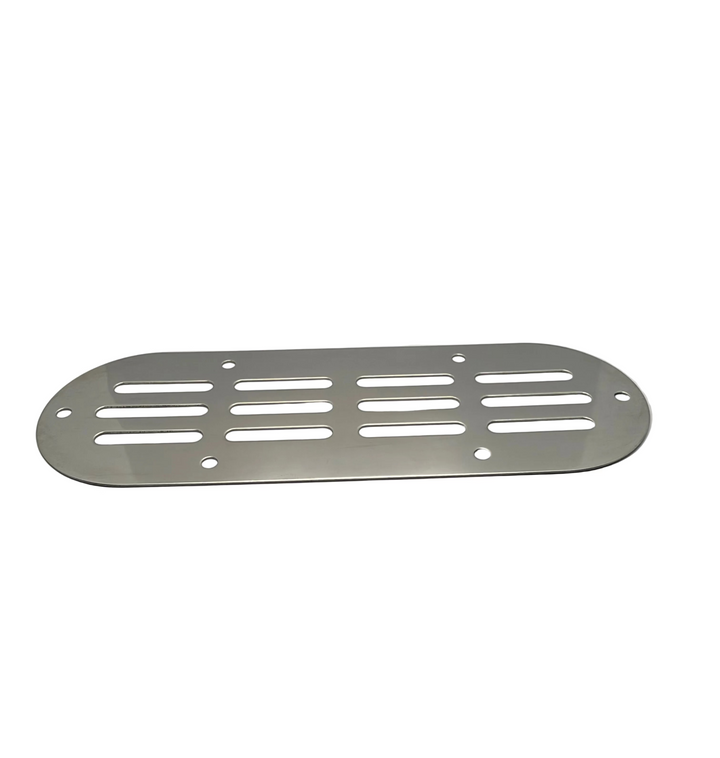 Flush Stainless Steel Oval Drain Cover