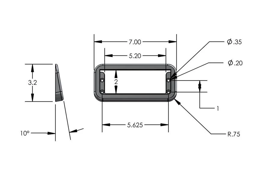 5" Stainless Steel Replacement Scupper Flapper