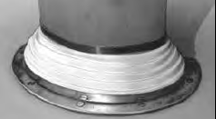White Universal Mast Boot - Medium