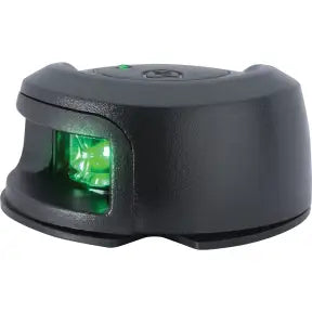 LightArmor Deck Mount Navigation Light - Black Housing - Green LEDs