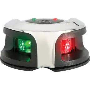 LightArmor Deck Mount Navigation Light - Stainless Housing - Red/Green LEDs