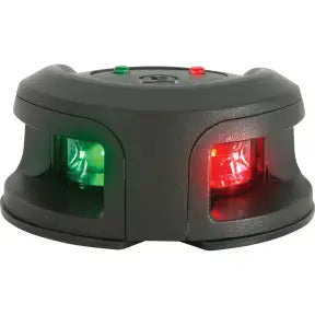 LightArmor Deck Mount Navigation Light - Black Housing - Green LEDs