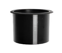 Cup holder, black, no drain