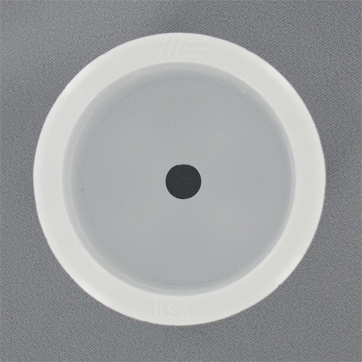 White regular cup holder, with drain