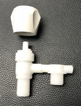 Stowaway transom shower cold only valve