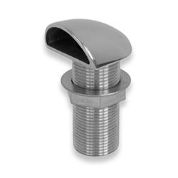 Clam Top Stainless Steel Scupper