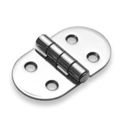 Stainless Steel 4-hole round side hinge
