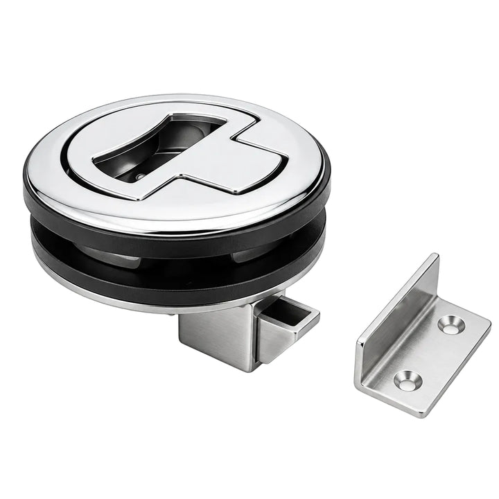 Stainless steel locking water proof slam latch