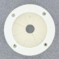 Small white round 2 piece rod holder