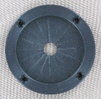Large black round 2 piece rod holder