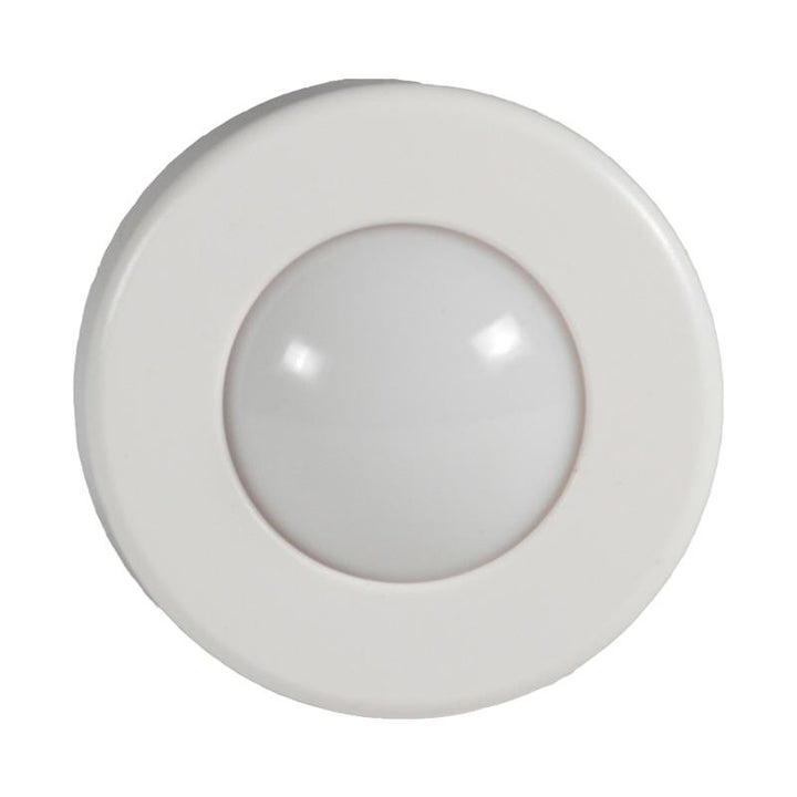 Blue-White LED overhead light white trim ring