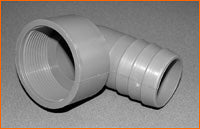 1-1-2" straight female pipe thread to 1-1-2" barb elbow