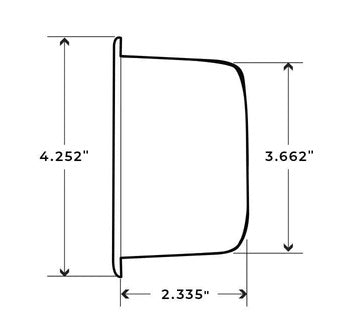 Stainless Steel Cupholder Dimensions