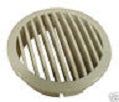 Beige plastic domed vent grill for 3" hose