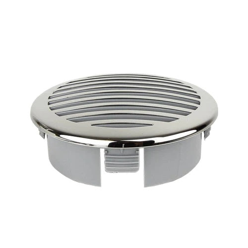 Stainless clad domed vent grill for 4" hose