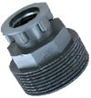 1-2" female pipe thread to 1-1-2" male pipe thread adapter