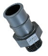 1-2" male pipe thread x 1" hose barb adapter