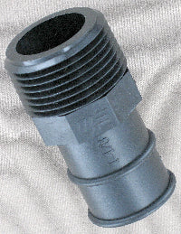1" male pipe thread x 1-1-8" hose barb adapter