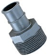 1-1-4" male pipe thread x 1" hose barb adapter