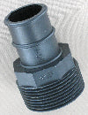 1-1-4" male pipe thread x 1-1-8" hose barb adapter