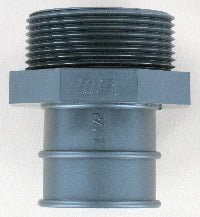 1-1-2" male pipe thread x 1-1-2" hose barb adapter