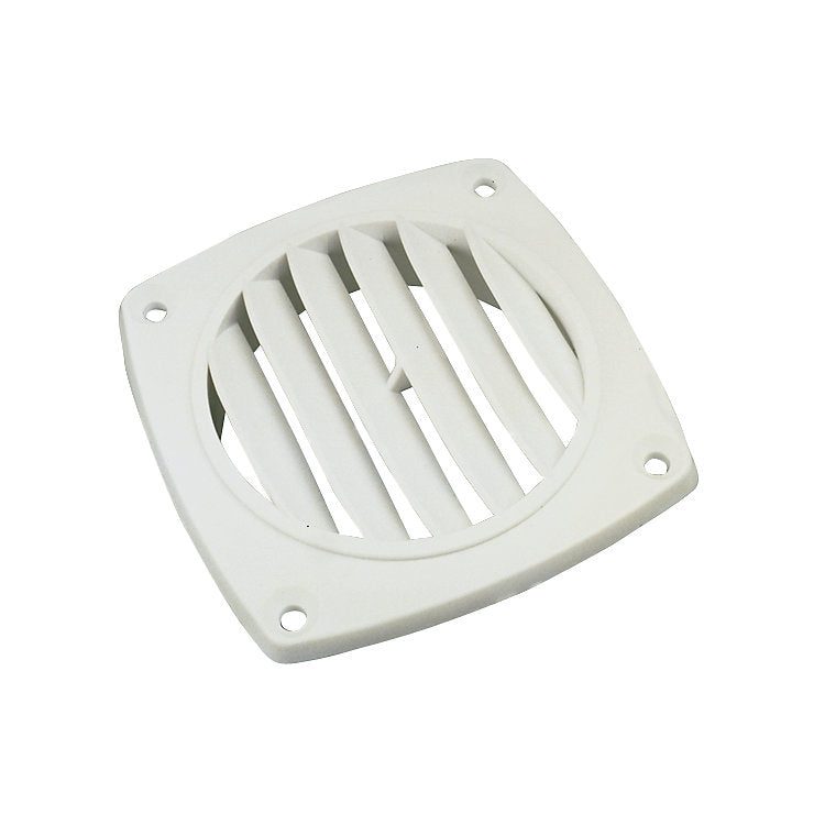 White louvered 3" vent grill
