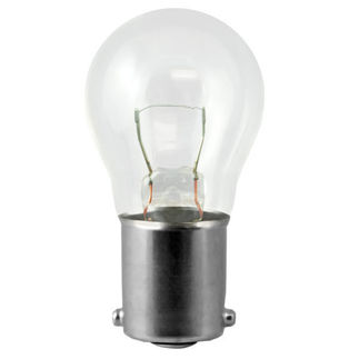 Diffused warm white LED single contact bayonet style replacement bulb