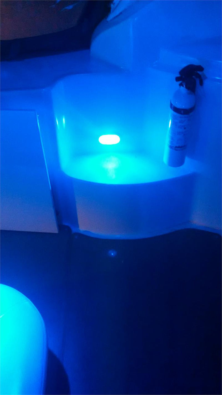 Blue festoon LED bulb