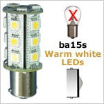 Warm White single contact bayonet base LED bulb