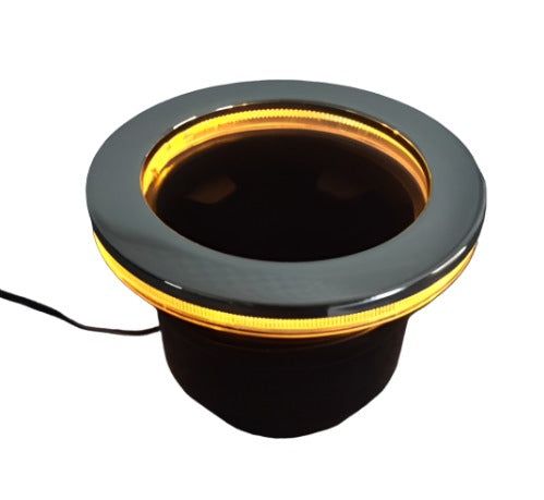Amber lighted drink holder