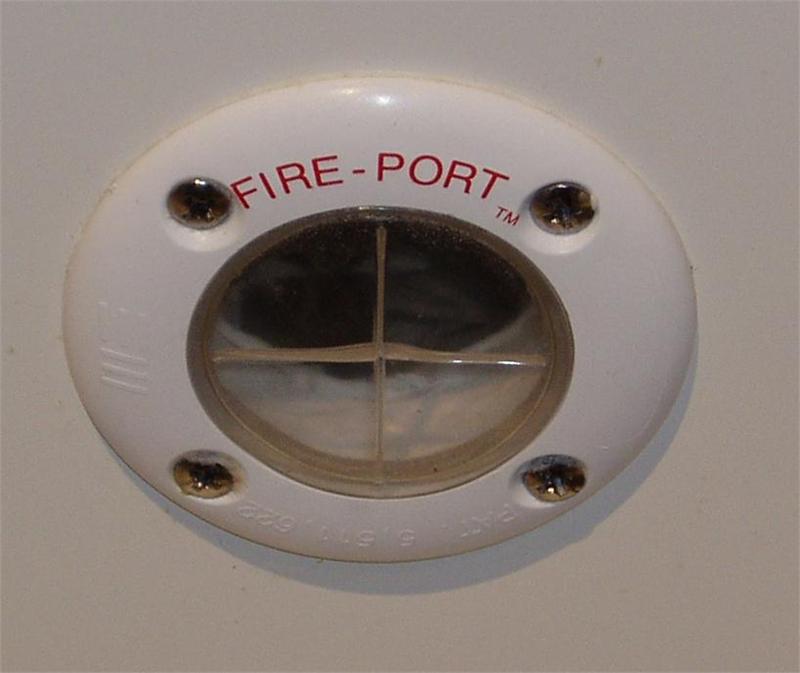 Clear fire port