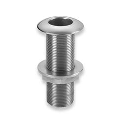 Stainless Steel Long 1" Threaded Thru Hull